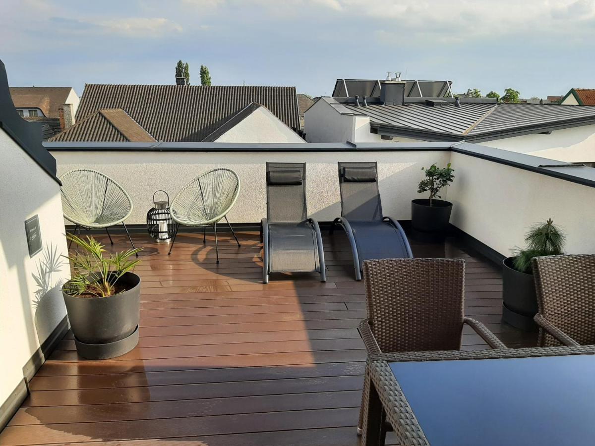 Penthouse Griemann 1 Mit Infrarotkabine Und Eigener Dachterrasse Fuer Max 4 Personen Illmitz Exterior foto